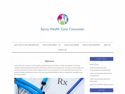 savvyhealthcareconsumer.com snapshot
