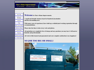 theoshomeimprovements.co.uk snapshot
