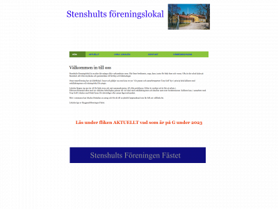 stenshultsforeningslokal.se snapshot