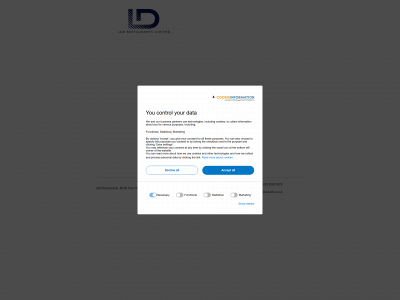 ldrestaurants.co.uk snapshot