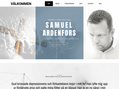 samuelardenfors.se snapshot