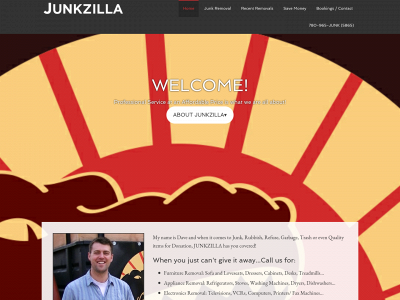 junkzilla.ca snapshot