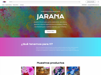 jaranafiestas.com snapshot
