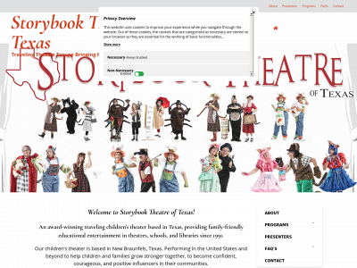 storybooktheatreinternational.com snapshot