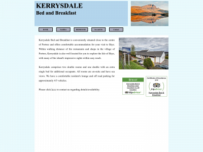 kerrysdalebedandbreakfast.com snapshot