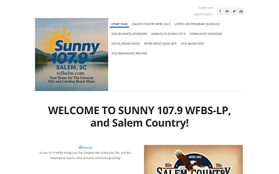 www.wfbsfm.com snapshot