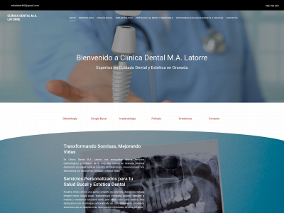 clinicadentalmalatorre.com snapshot