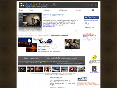 sagelighteditor.com snapshot