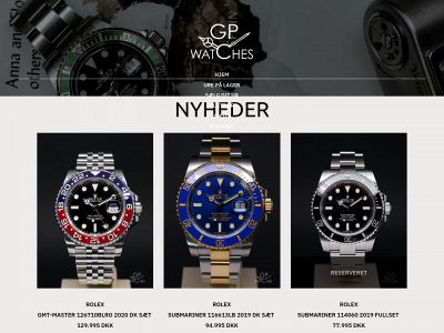 gpwatches.dk snapshot