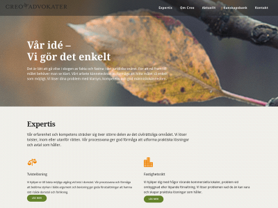 creoadvokater.se snapshot