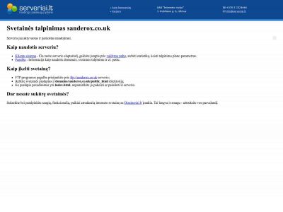 sanderox.co.uk snapshot
