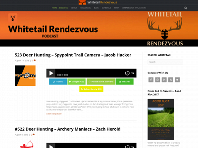 whitetailrendezvous.com snapshot