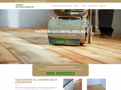 hansengulvafslibning.dk snapshot