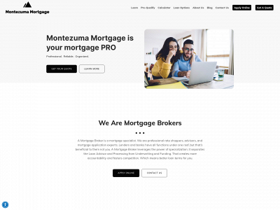 montezumamortgage.com snapshot