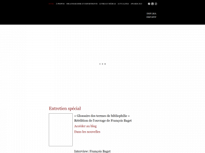 bibliophilesdeparis.fr snapshot