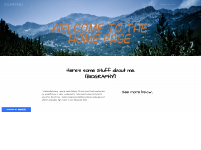 itsjpeters001.weebly.com snapshot