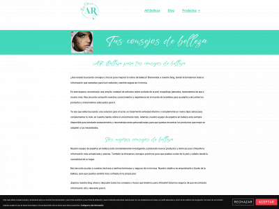arbelleza.com snapshot