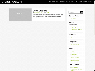 forgetcabletv.com snapshot