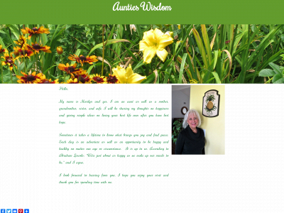 auntieswisdom.com snapshot