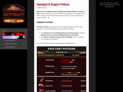 gowcraft.com snapshot