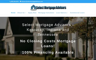 selectmortgageadvisors.com snapshot