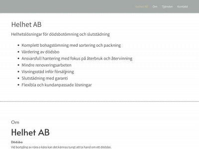 helhetab.se snapshot