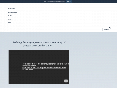 preemptivelove.org snapshot