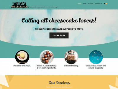magiccheesecakes.com snapshot