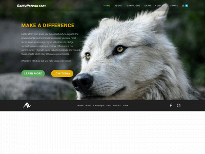 earthpatron.com snapshot