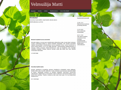 velmuilumattikoskua.fi snapshot
