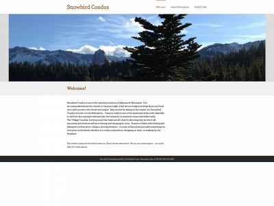 snowbirdcondos.com snapshot