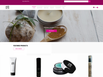 kmbeautybox.com snapshot