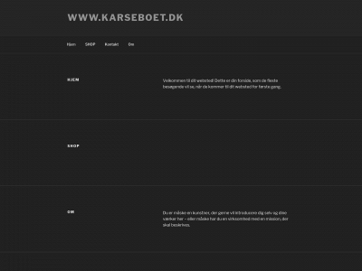 karseboet.dk snapshot