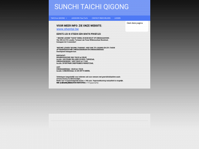 sunchi.be snapshot