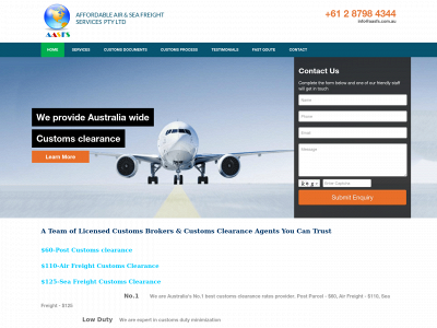 aasfs.com.au snapshot
