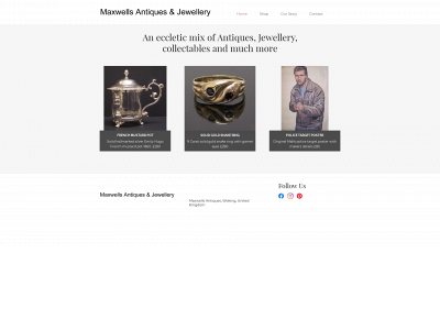 maxwellsantiques.co.uk snapshot