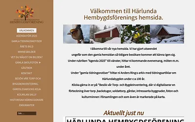 harlundahembygd.se snapshot