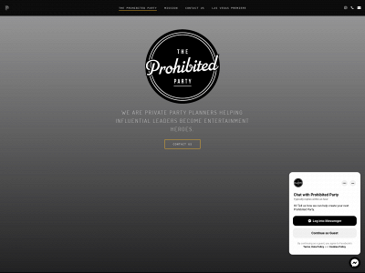 prohibitedparty.com snapshot
