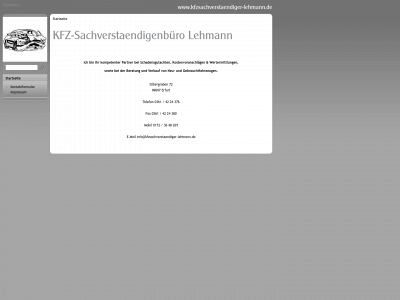 kfzsachverstaendiger-lehmann.de snapshot