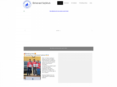 birkerodsejlklub.dk snapshot