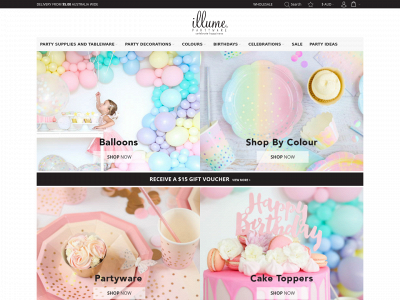 illumepartyware.com.au snapshot