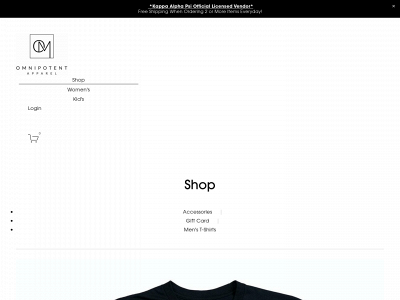 theomnipotentapparel.com snapshot