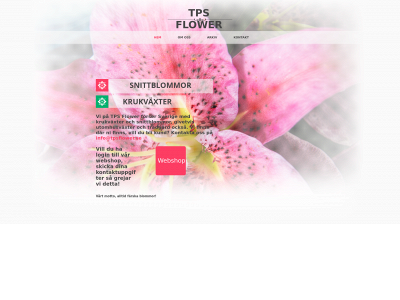 tpsflower.se snapshot