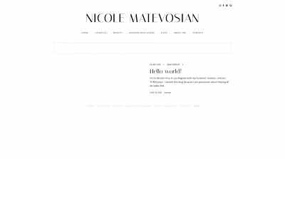 nicolematevosian.com snapshot