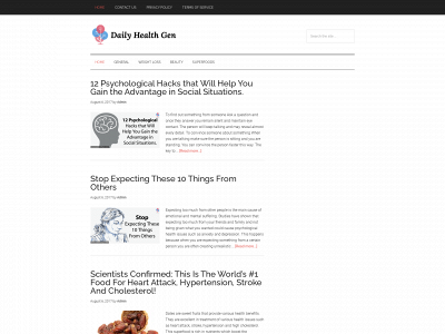 dailyhealthgen.com snapshot