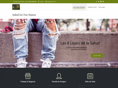 saludentusmanosglobal.com snapshot