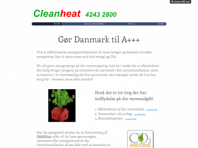 cleanheat.dk snapshot