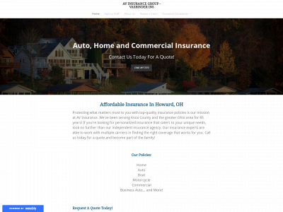 www.vasbinderinsurancellc.com snapshot