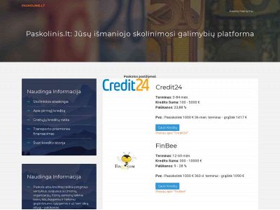 paskolinis.lt snapshot