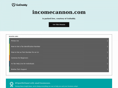 incomecannon.com snapshot
